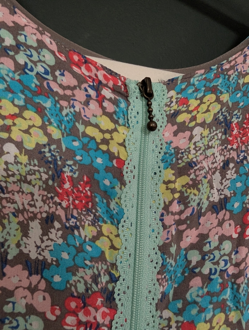 Matilda Jane Hello Lovely Multicolor Floral Sleeveless Mini Dress 0035 - Picture 8 of 8